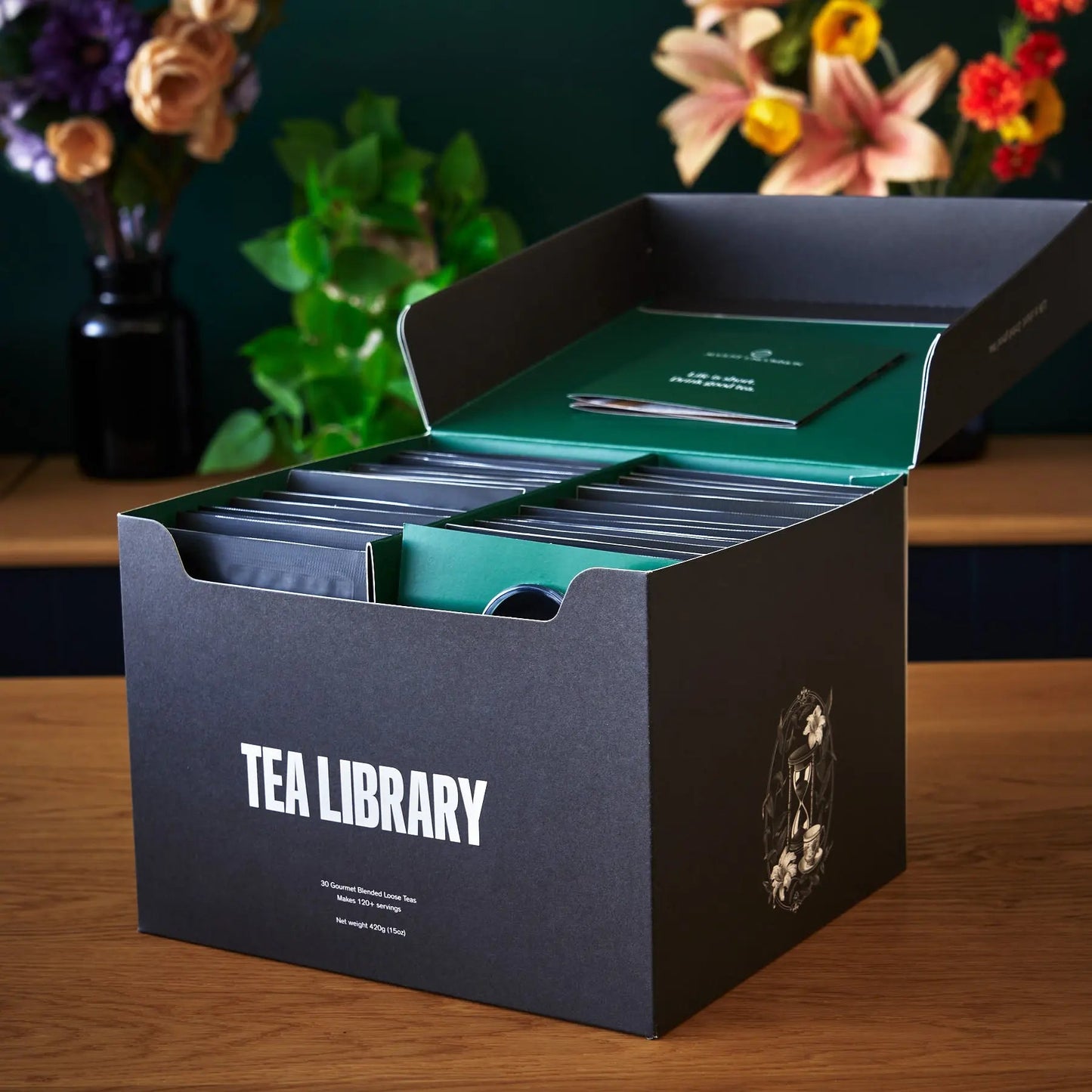 August Uncommon Tea Tea Library - Deluxe 30 Tea Sampler. Gotta taste em all!