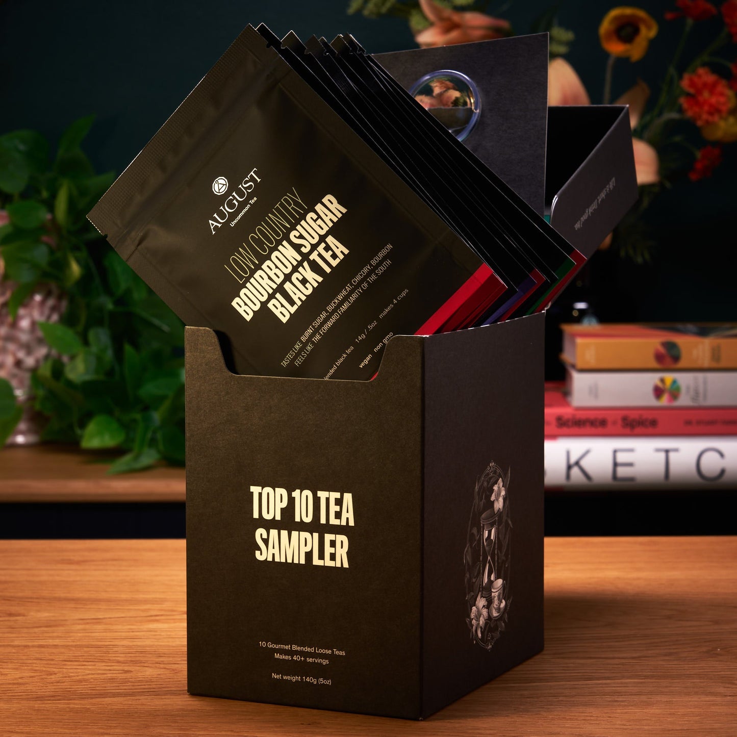 August Uncommon Tea Top 10 Sampler - Taste Ten Trending Teas