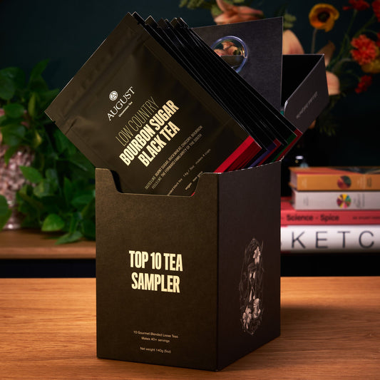 August Uncommon Tea Top 10 Sampler - Taste Ten Trending Teas