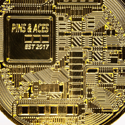 Pins and Aces Bitcoin Ball Marker