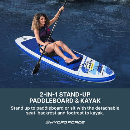 Bestway Hydro-Force Oceana Inflatable Stand-Up Paddle Board and Kayak Water Set