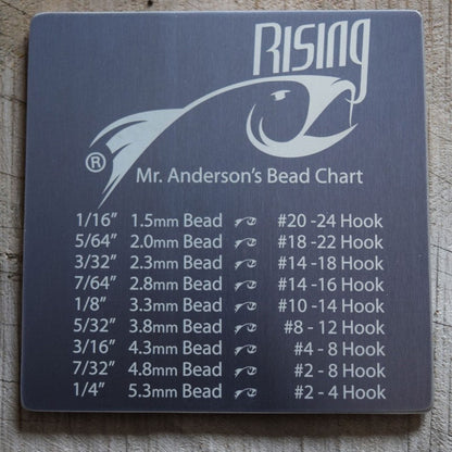 Rising Fishing Bead Chart Coaster