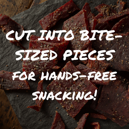 Boat Snackz - Jerkbait Beef Jerky Bites, Dockside BBQ (5 Pack)