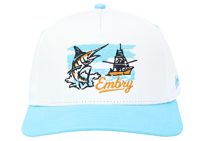 Embry Outdoors White/Sky - Offshore