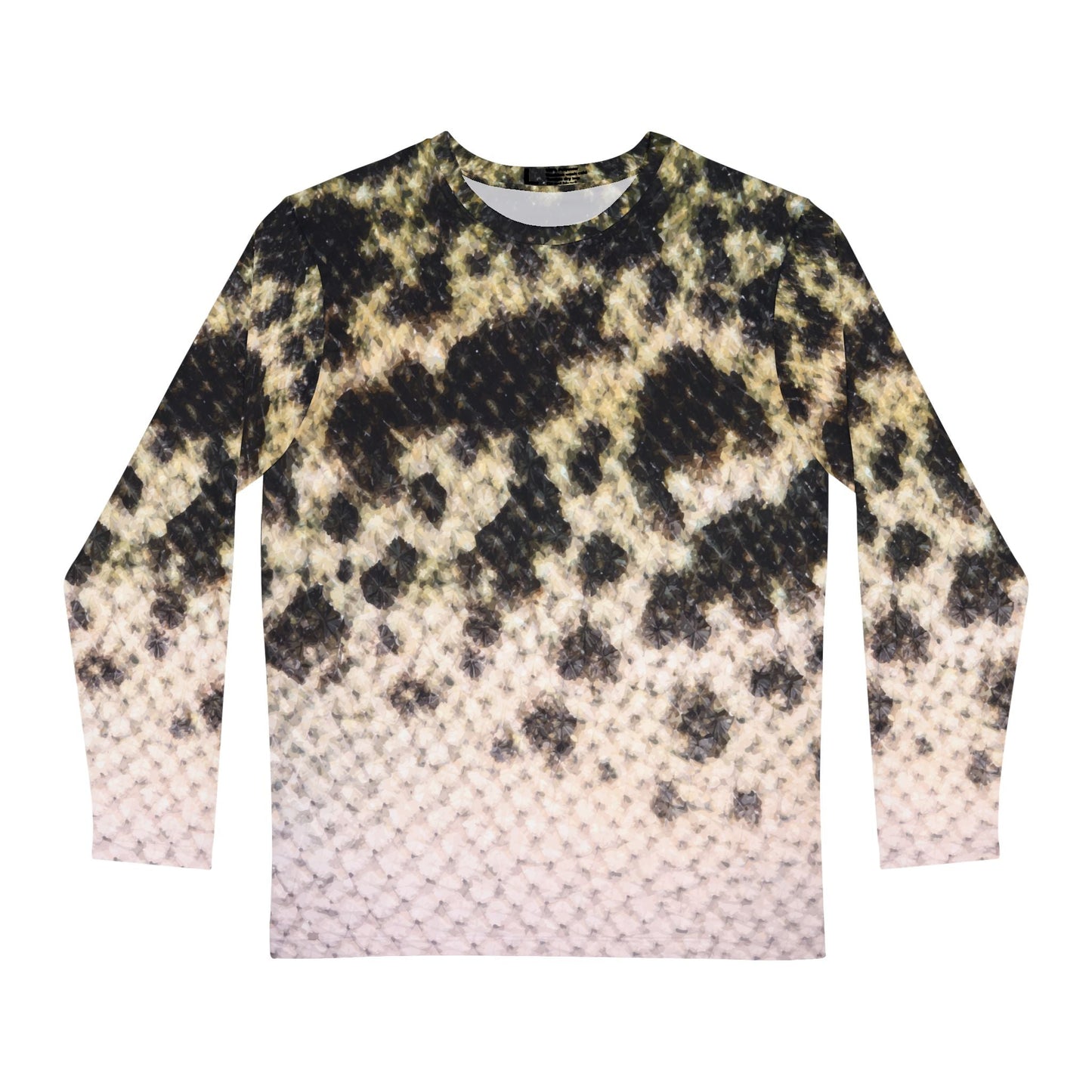 Texas Rigged Tees Black Crappie — Unisex Long Sleeve  (SPF 50+)