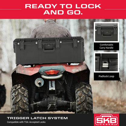 SKB iSeries 10 Point Vapor RS470 Heavy Duty UV Resistant Crossbow Case, Black