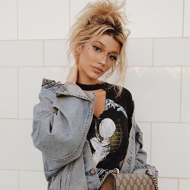 zeroUV Retro Full Metal Aviator Sunglasses With Clear Lenses Glasses 9591