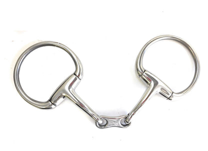AJ Tack French Link Curved Eggbutt Snaffle Bit