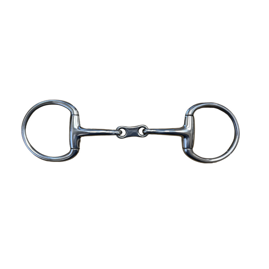 AJ Tack French Link Curved Eggbutt Snaffle Bit