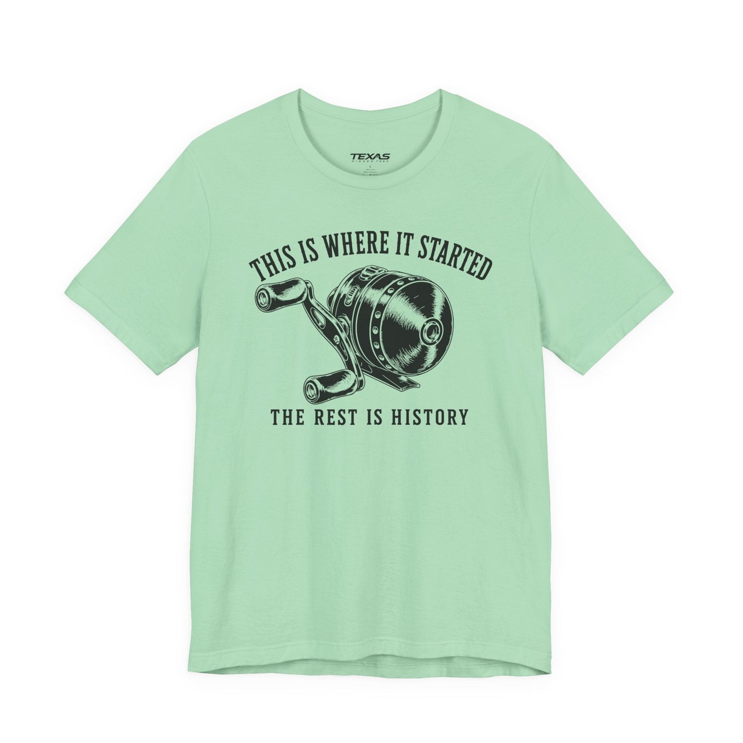 Texas Rigged Tees This Is Where It Started — Unisex Cotton Tee