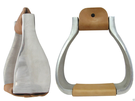 AJ Tack Aluminum 3" Extra Wide Bell Stirrup