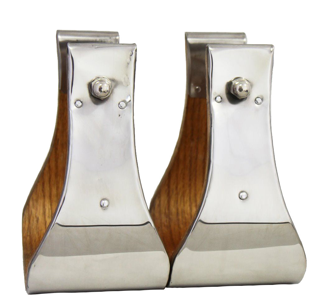 AJ Tack Monel Stirrups