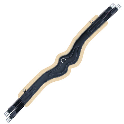 Bridles & Reins ExionPro 'AdaptLine' Wave Over Lay Girth - Matching Elastic