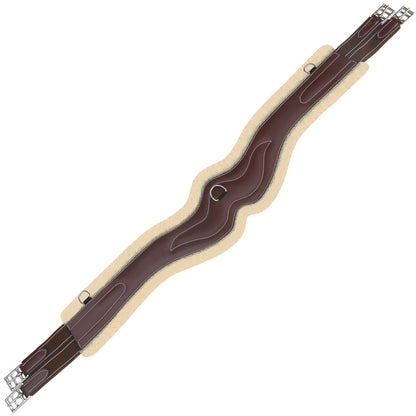 Bridles & Reins ExionPro 'AdaptLine' Wave Over Lay Girth - Matching Elastic