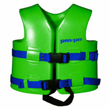 TRC Recreation Super Soft Child Life Jacket Swim Vest, X Small, Fierce Green