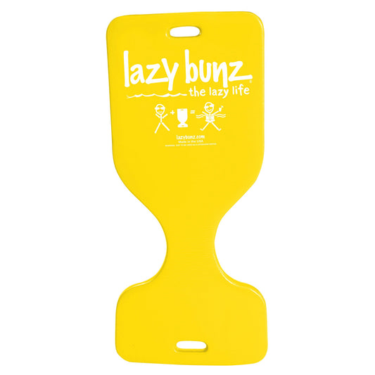 TRC Recreation Lazy Bunz Foam Water Saddle Swimming Pool Lounger Float, Yellow