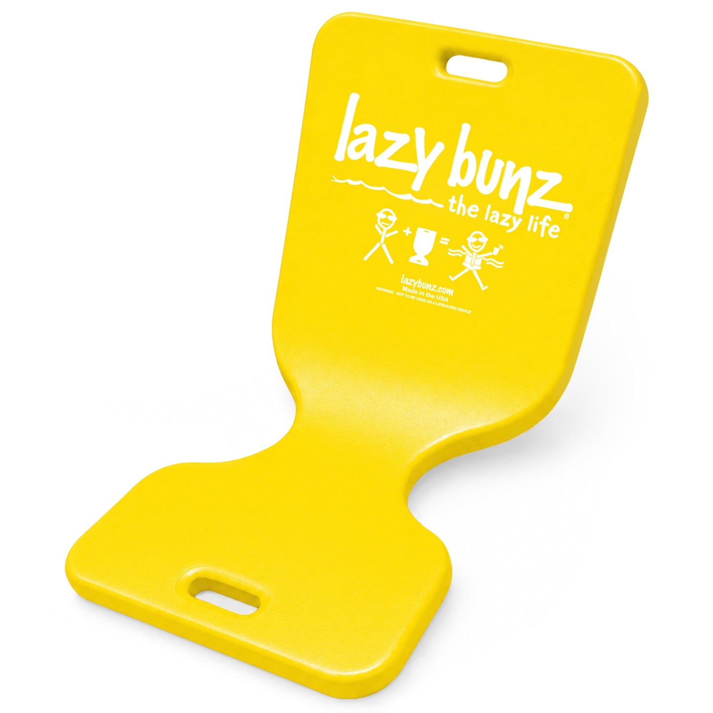 TRC Recreation Lazy Bunz Foam Water Saddle Swimming Pool Lounger Float, Yellow