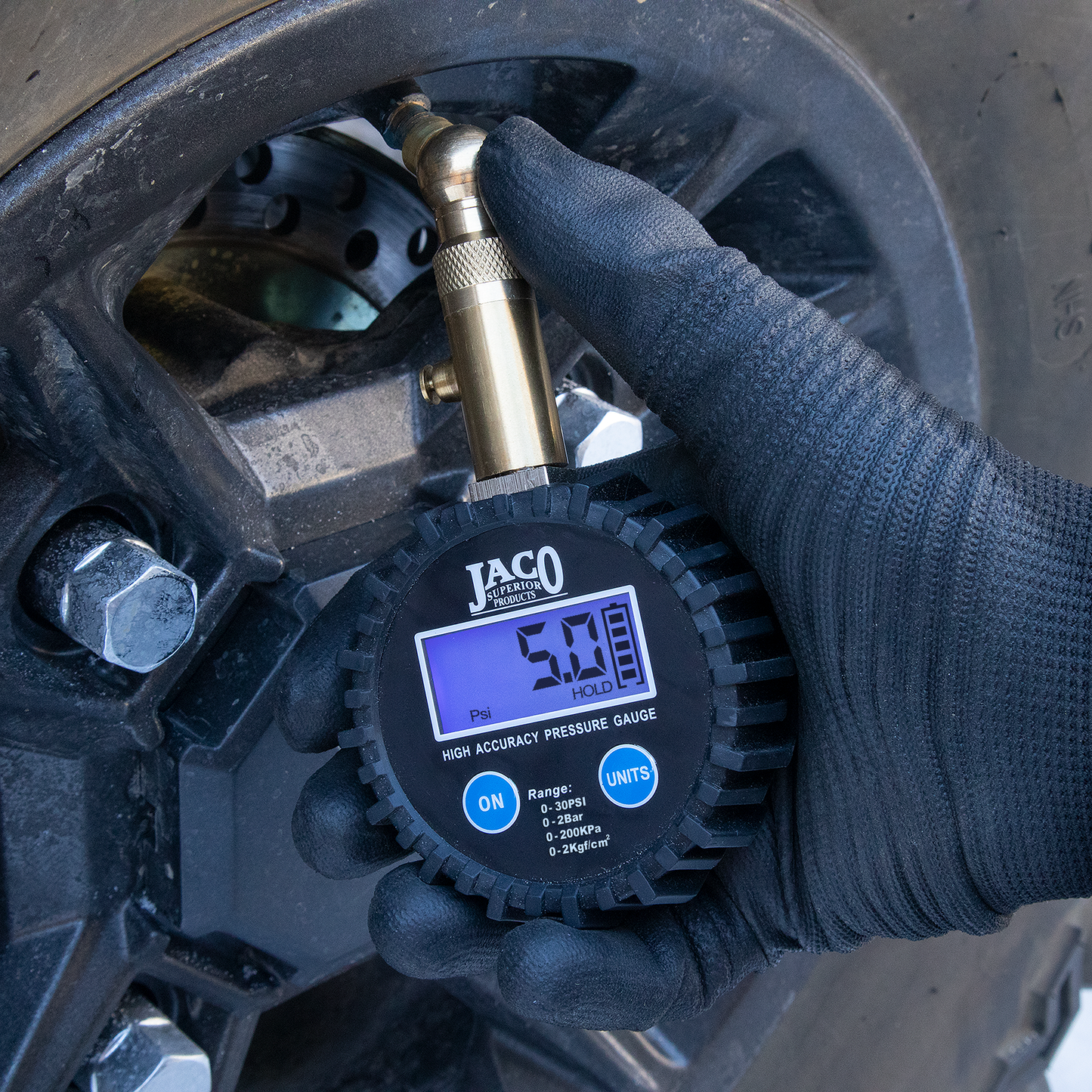 Jaco Elite® Digital Low Pressure Tire Gauge - Professional Accuracy - 30 PSI