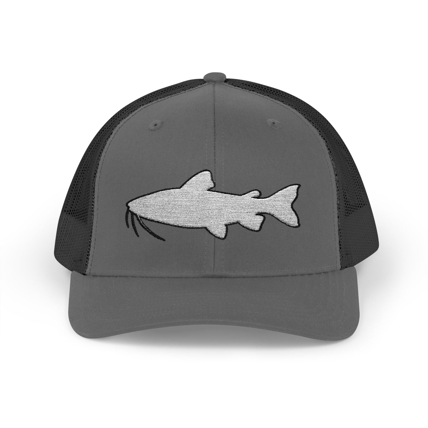 Texas Rigged Tees Catfish Silhouette — Embroidered Baseball Cap