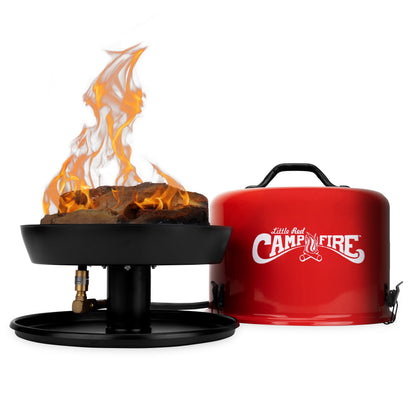 Camco Little Red Outdoor Portable Tabletop Propane Heater Fire Pit 11.25 Inch