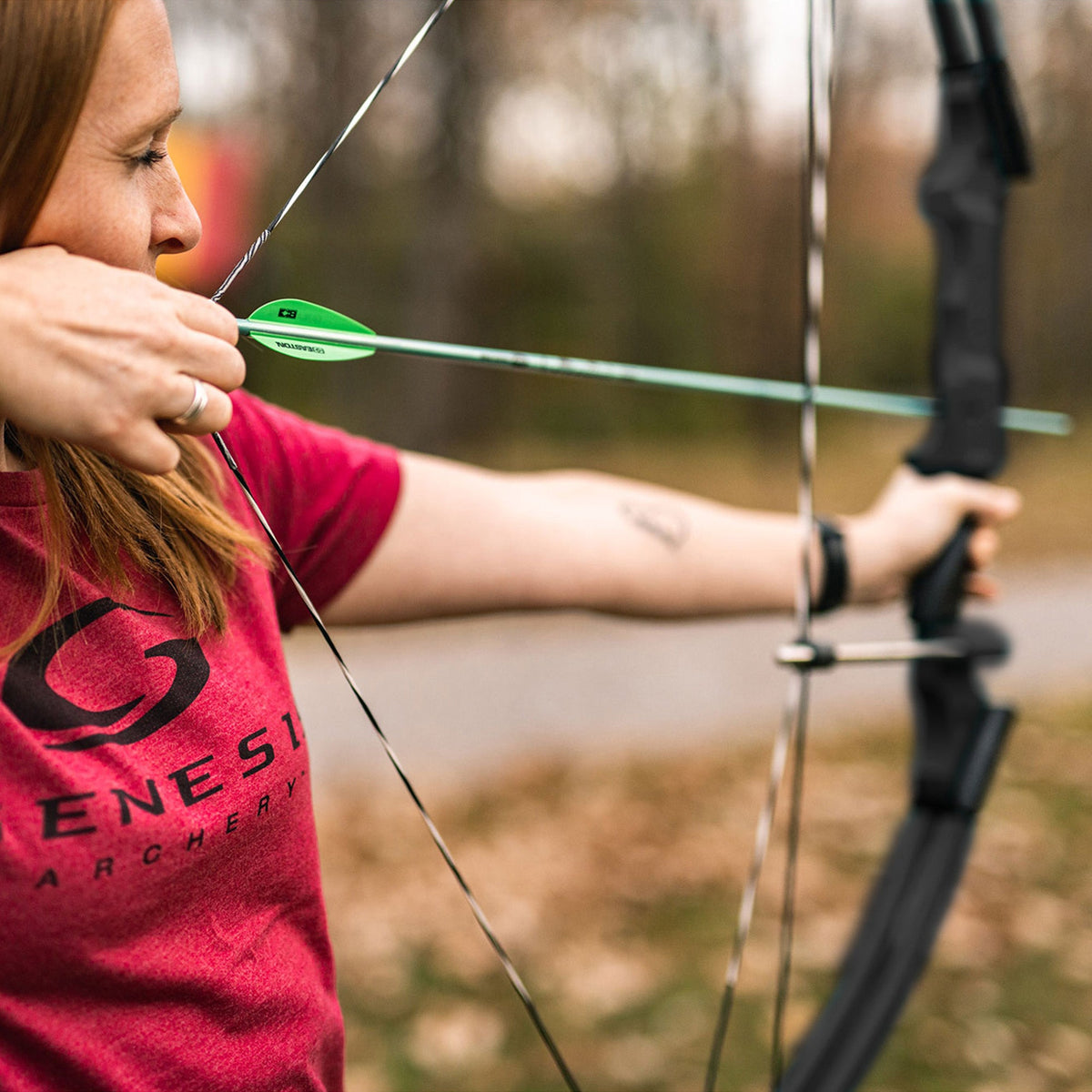 Genesis Original Archery Compound Bow w/ Adjustable Sizing, Right Handed, Black