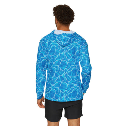 Texas Rigged Tees Cool Blue Water — Unisex Fishing Pullover Hoodie (SPF 50+)