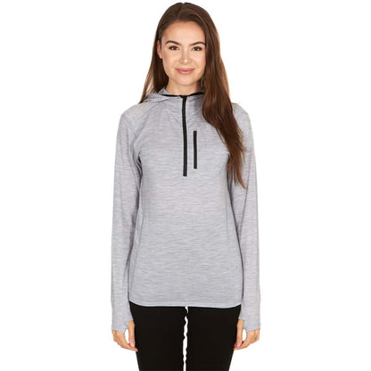 Minus33 Micro Weight - Women's Wool 1/4 Zip Sun Hoodie Woolverino