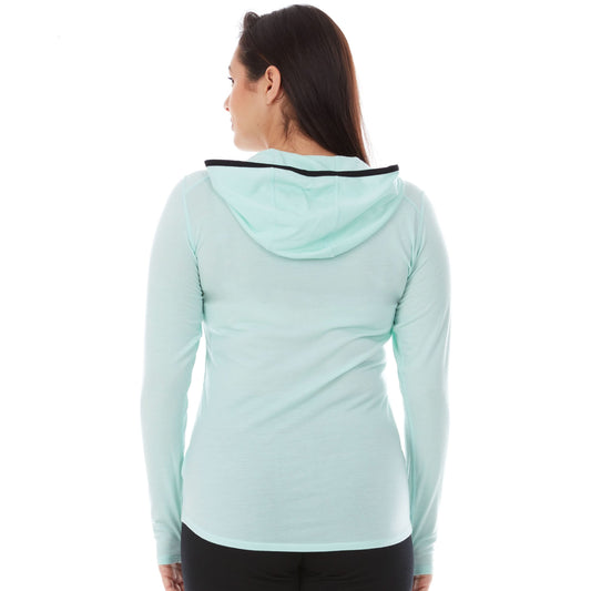 Minus33 Micro Weight - Women's Wool 1/4 Zip Sun Hoodie Woolverino