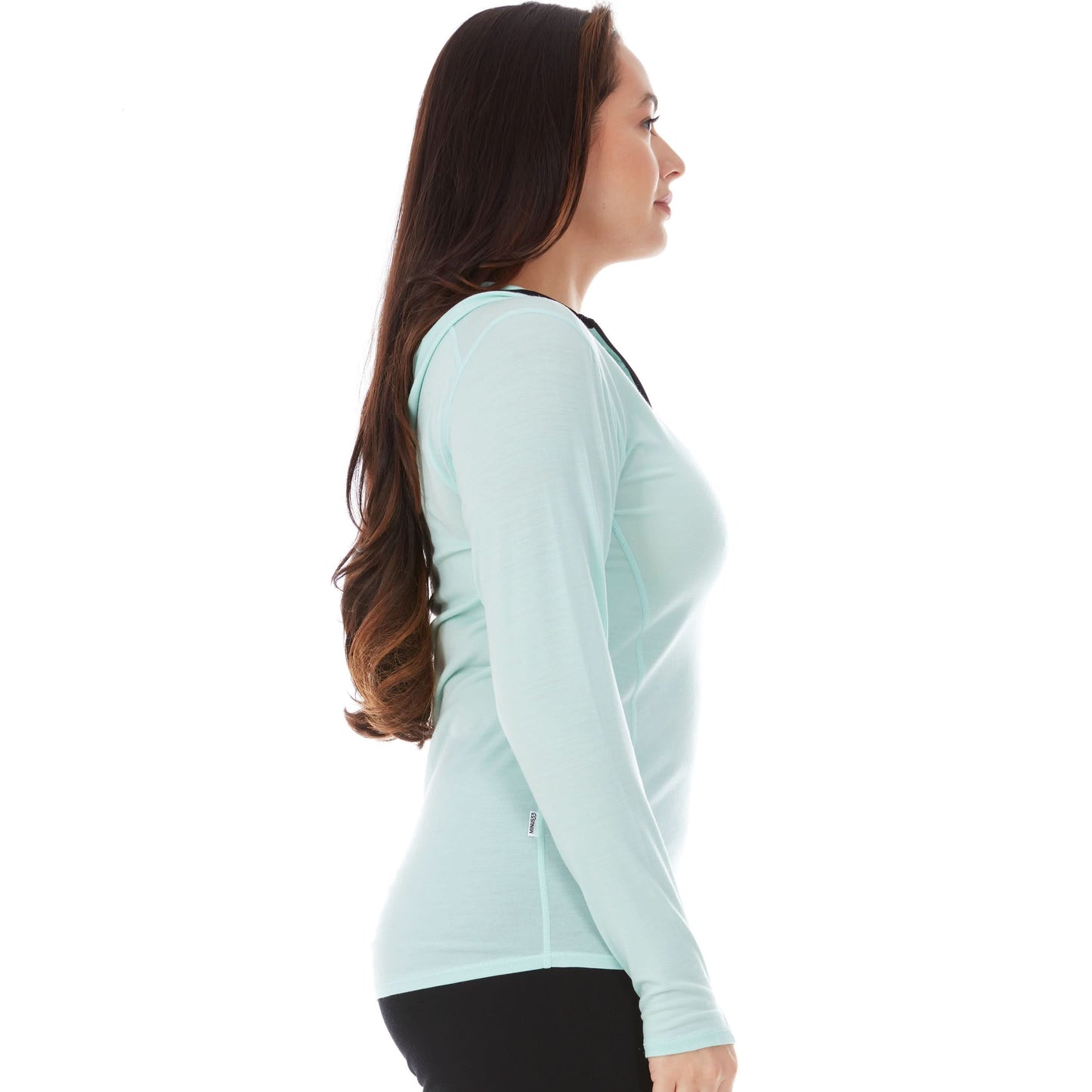 Minus33 Micro Weight - Women's Wool 1/4 Zip Sun Hoodie Woolverino
