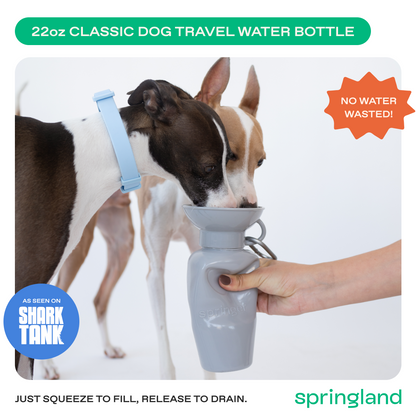 Springland Pets 22oz Original Dog Travel Water Bottle