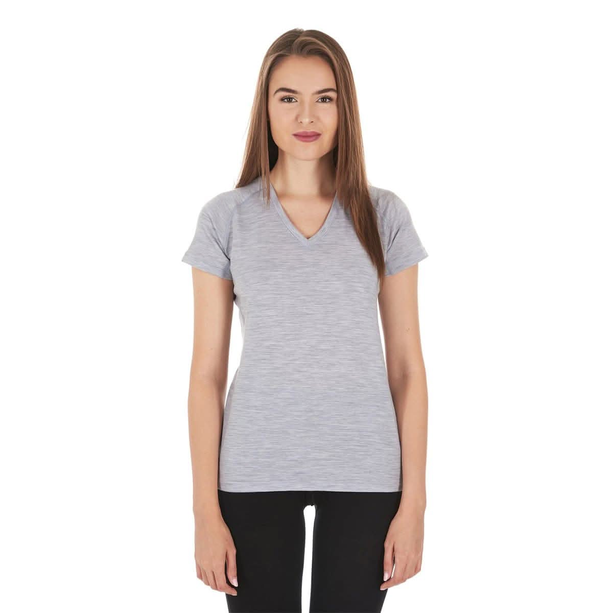 Minus33 Micro Weight - Women's Wool V-Neck T-Shirt Woolverino