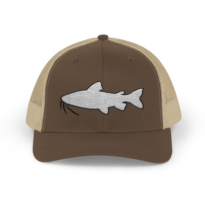 Texas Rigged Tees Catfish Silhouette — Embroidered Baseball Cap