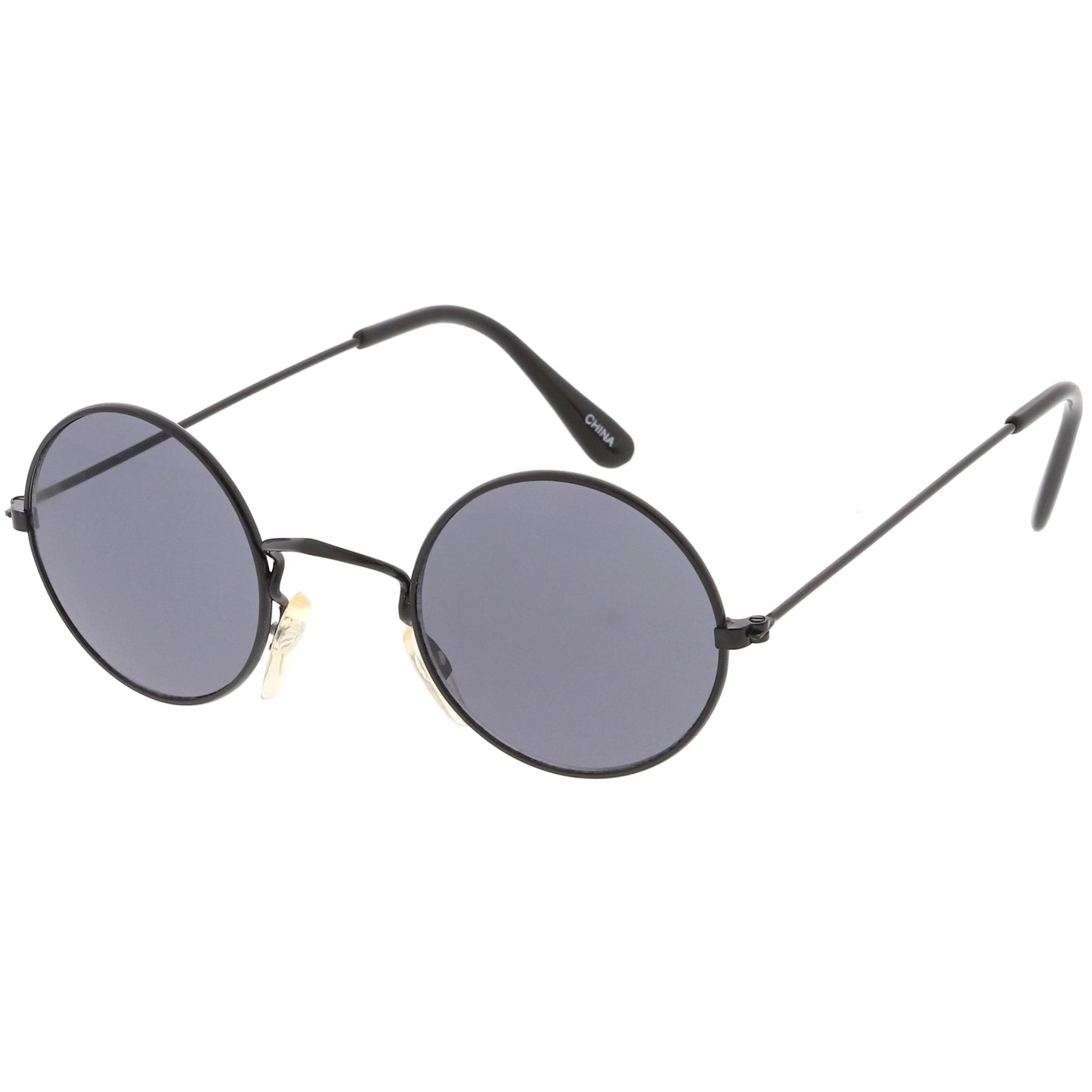 zeroUV Small Round Dapper True Vintage Metal Sunglasses C669