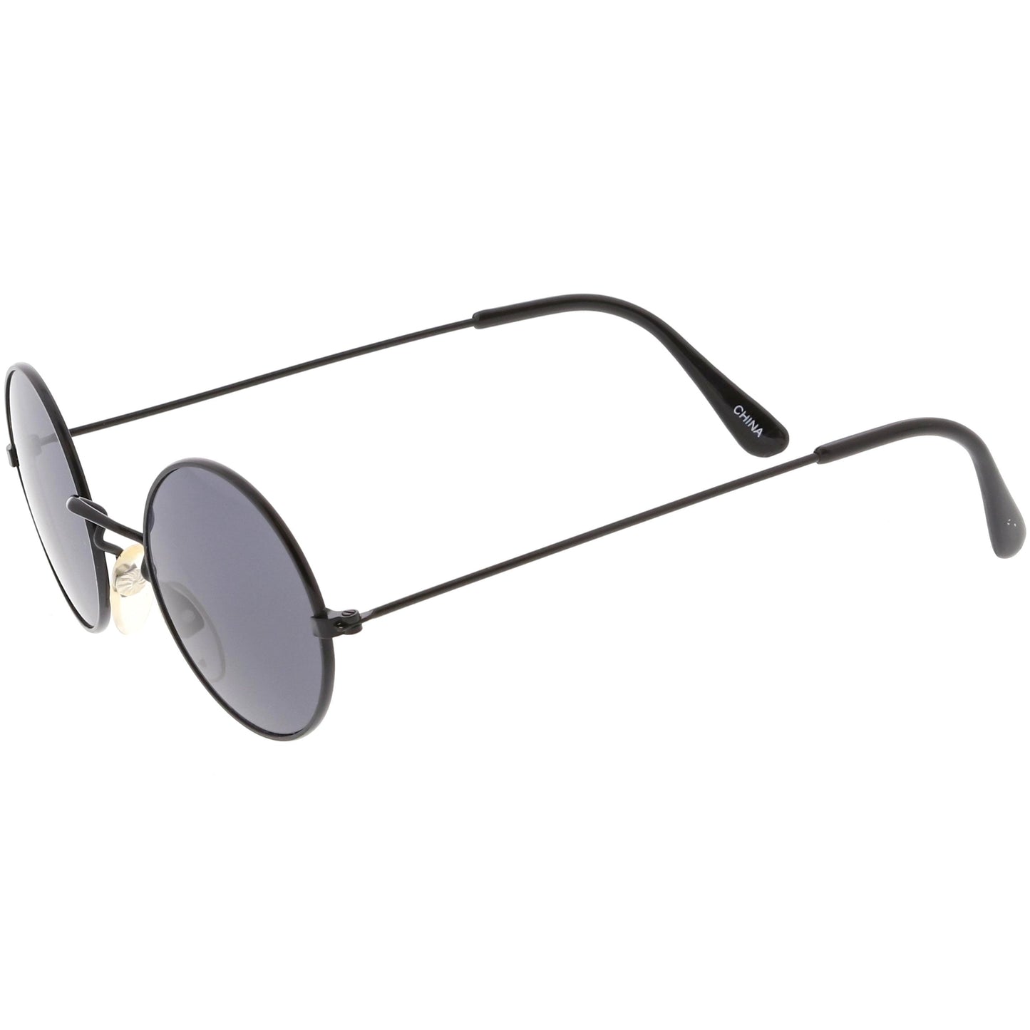 zeroUV Small Round Dapper True Vintage Metal Sunglasses C669