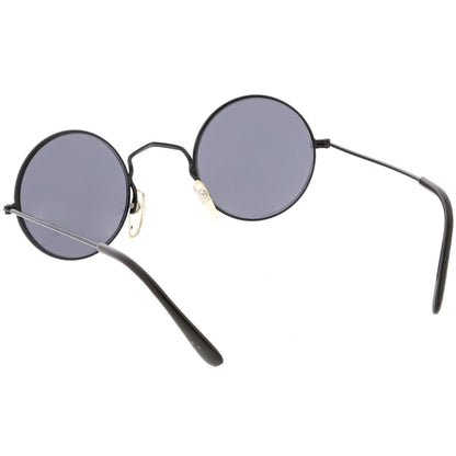 zeroUV Small Round Dapper True Vintage Metal Sunglasses C669