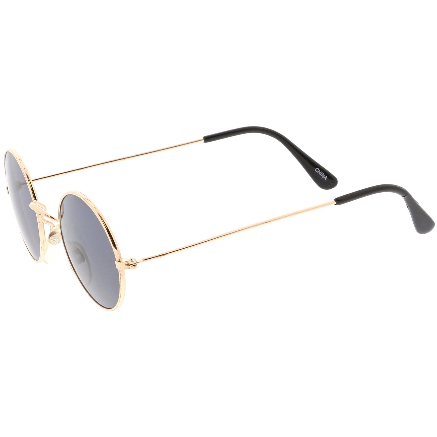 zeroUV Small Round Dapper True Vintage Metal Sunglasses C669