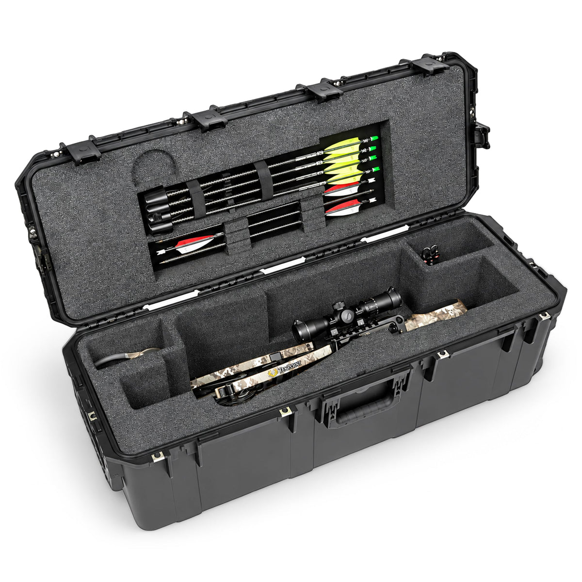 SKB iSeries 10 Point Vapor RS470 Heavy Duty UV Resistant Crossbow Case, Black