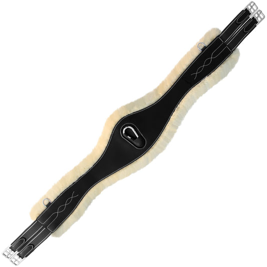 Bridles & Reins ExionPro Fancy Stitched Snap Over Lay Girth - Matching Elastic