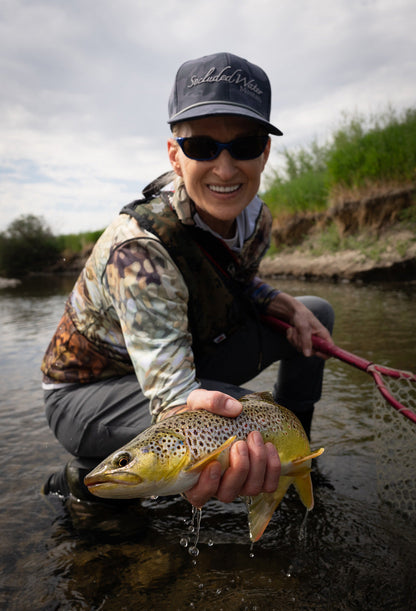 Cognito Brands Secluded Brown Graphic Fishing Hoodie