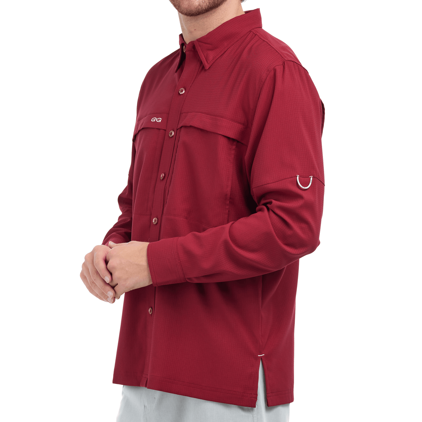 GameGuard - Oxblood Scout Shirt | Long Sleeve