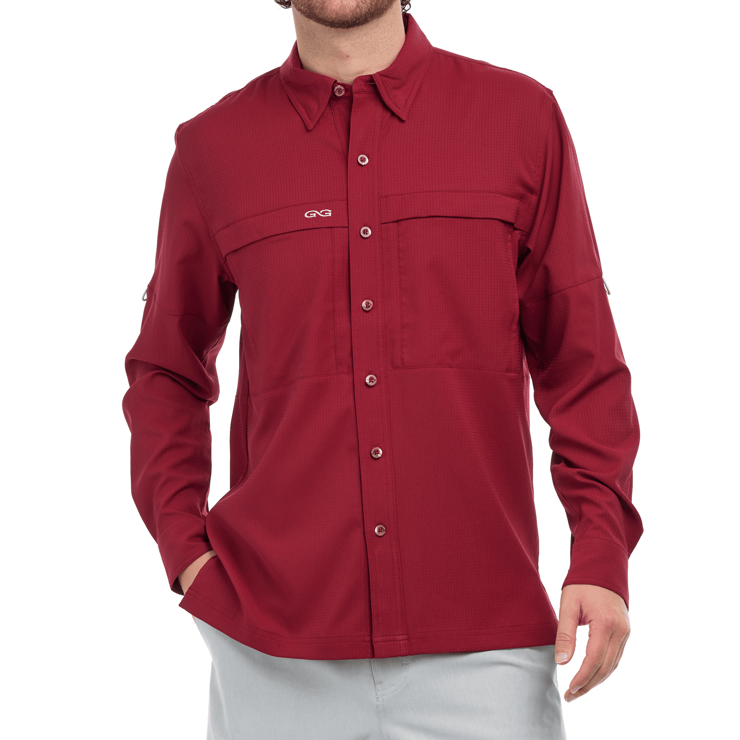 GameGuard - Oxblood Scout Shirt | Long Sleeve