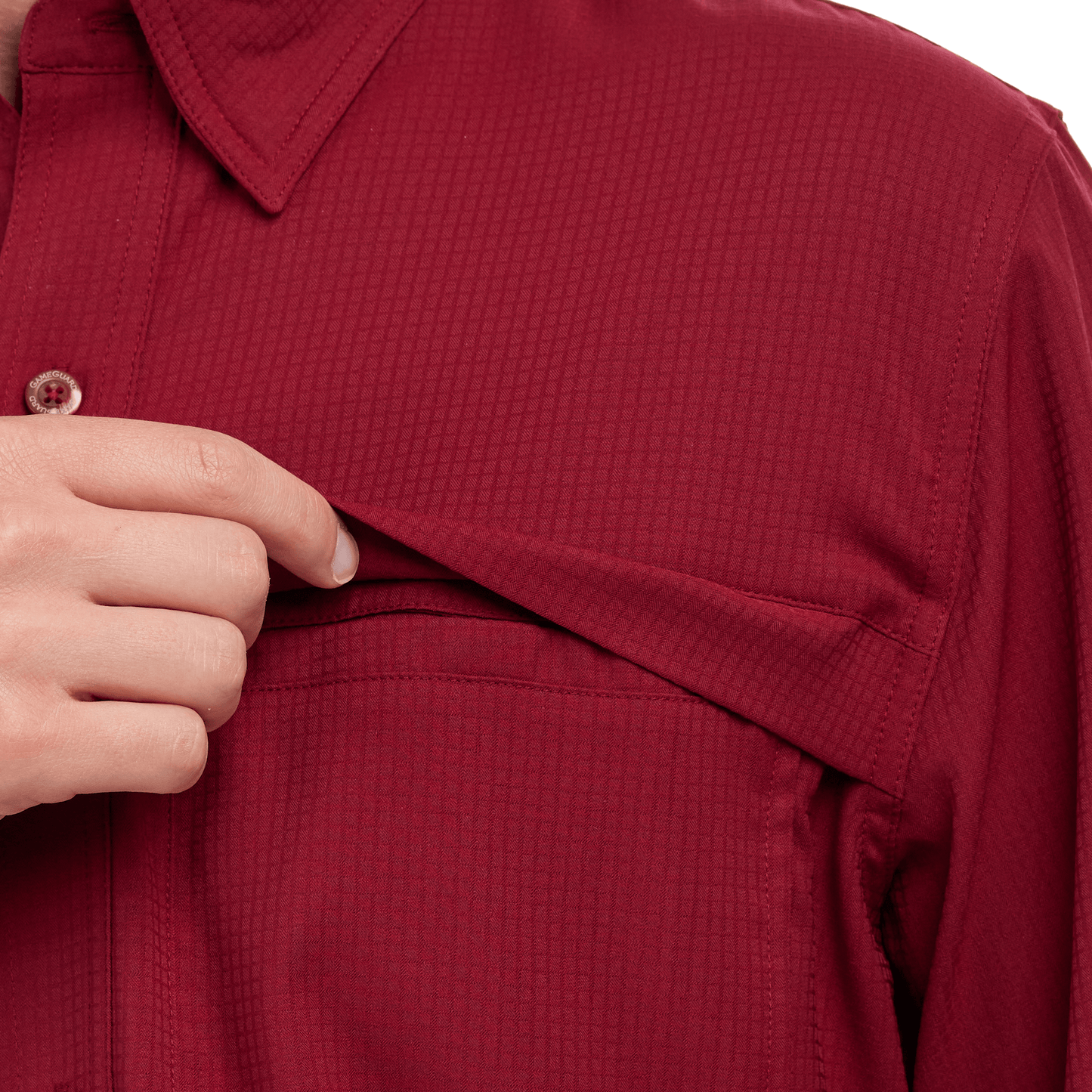 GameGuard - Oxblood Scout Shirt | Long Sleeve