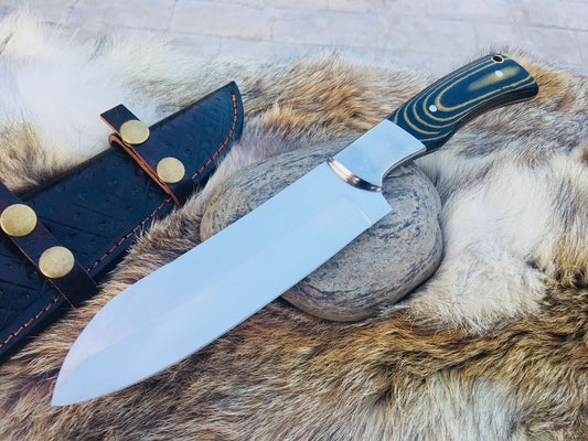 KBS Knives Full Tang Custom Handmade D2 Steel Kitchen Knife