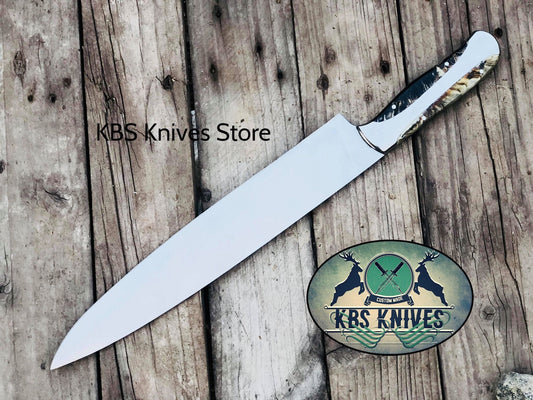 KBS Knives Custom Handmade D2 Stainless steel Chef/Kitchen Knife