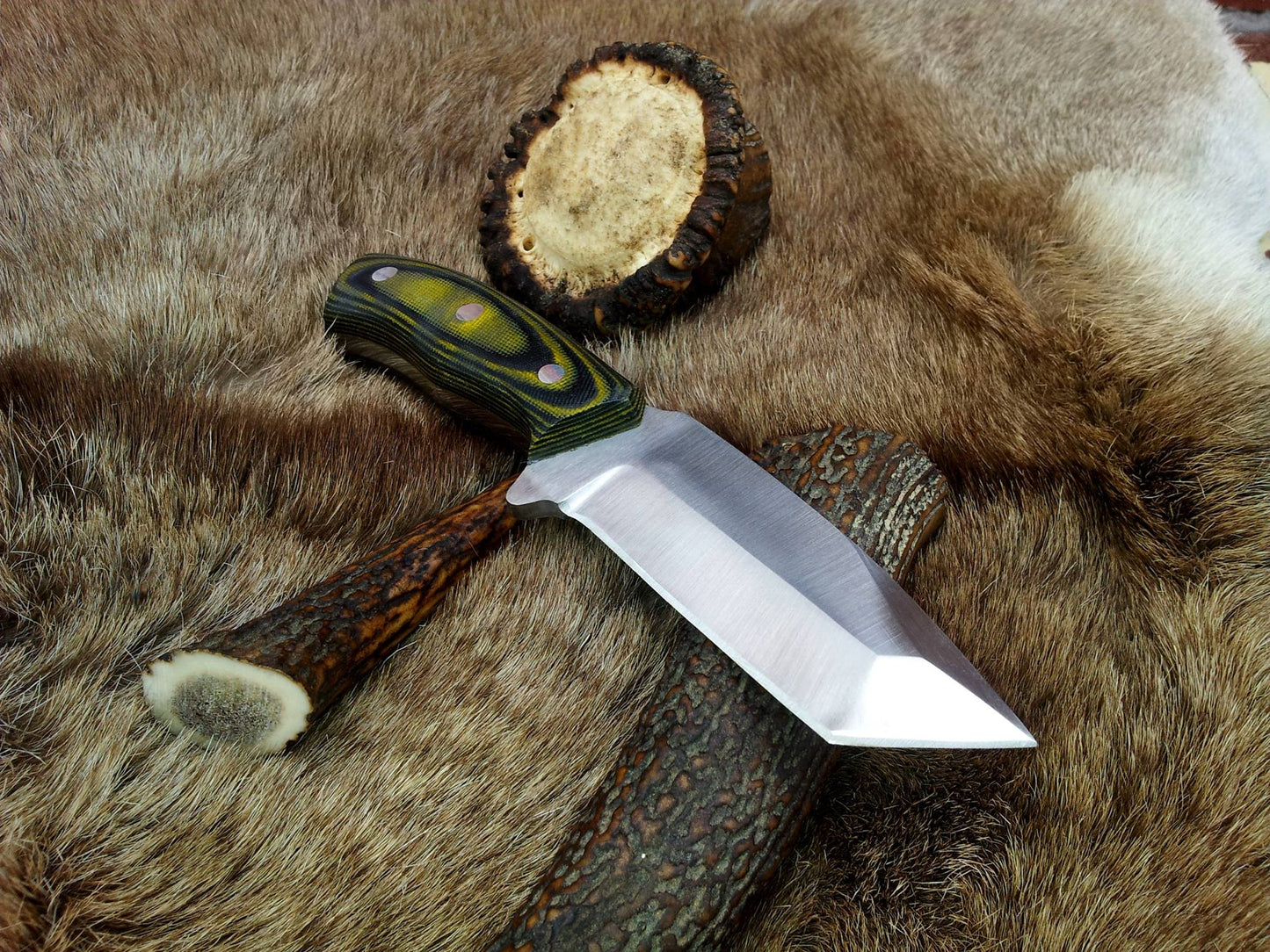 KBS Knives My New D2 Tanto Blade Knife