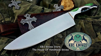KBS Knives Custom Handmade 440 Steel Chef Knife