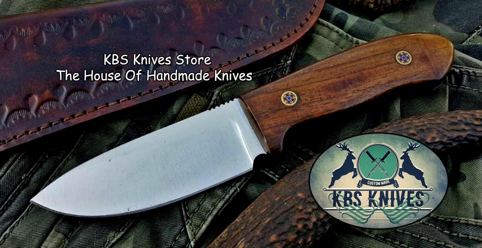 KBS Knives Custom Handmade D2 Tool Steel Skinning Knife
