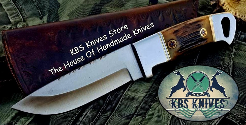 KBS Knives Custom Handmade D2 Tool Steel Hunting Knife