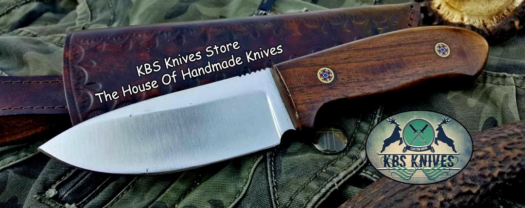 KBS Knives Custom Handmade D2 Tool Steel Skinning Knife
