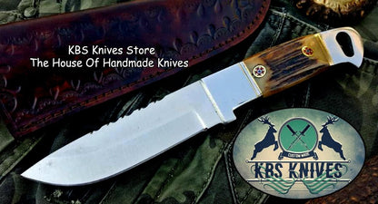 KBS Knives Custom Handmade D2 Tool Steel Hunting Knife